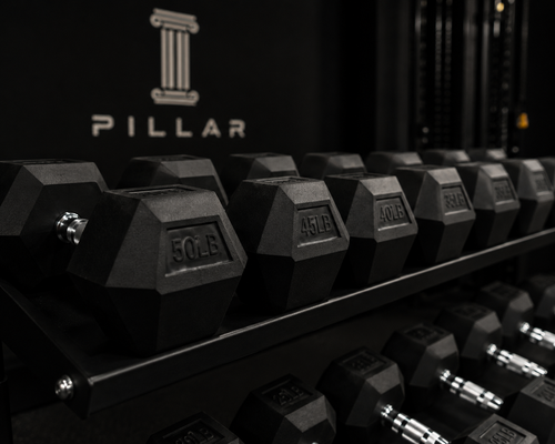 Rubber Hex Dumbbells